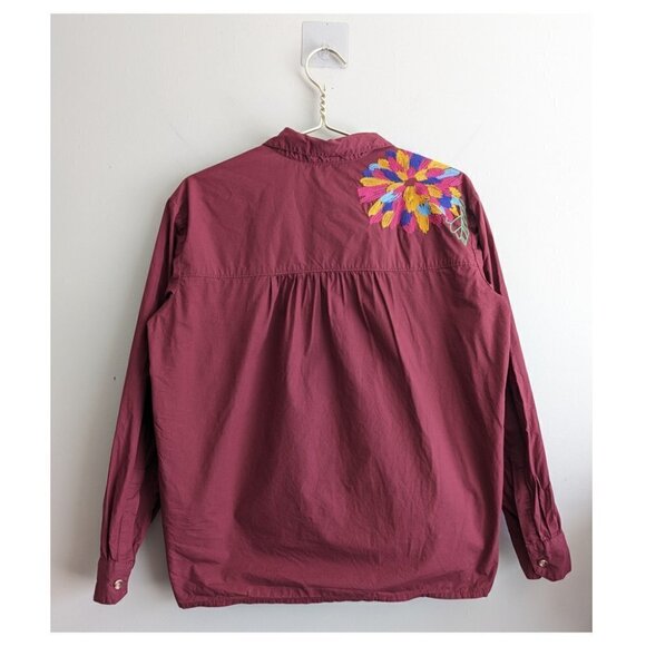 Anthropologie Maeve Embroidered Buttondown - Picture 5 of 12